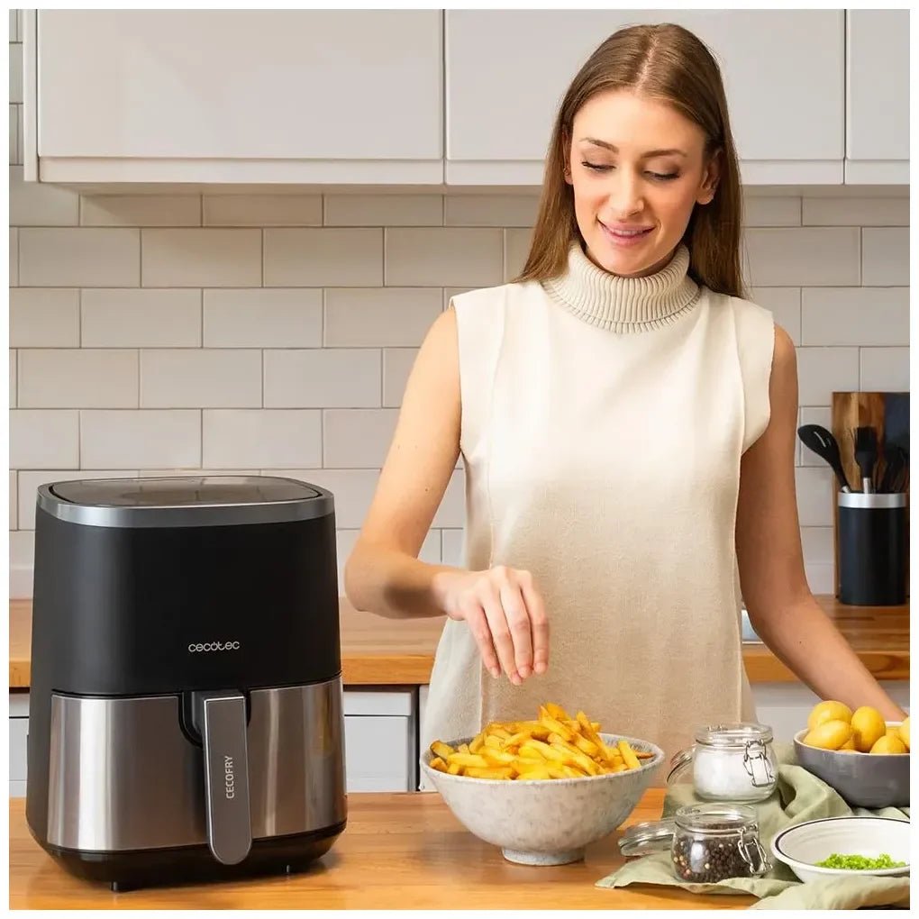 cecotec_04962_freidora_de_aire_inoxidable_4l:_cocina_saludable_y_rápida_con_1400w_4