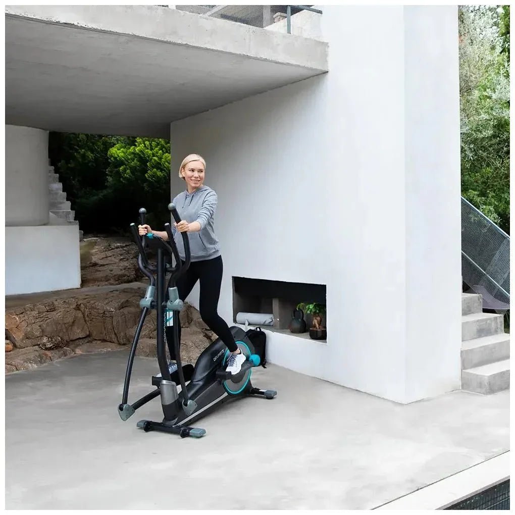 cecotec_07088_bicicleta_elíptica_drumfit_9000_eir_pro:_resistencia_magnética_y_monitor_lcd_4