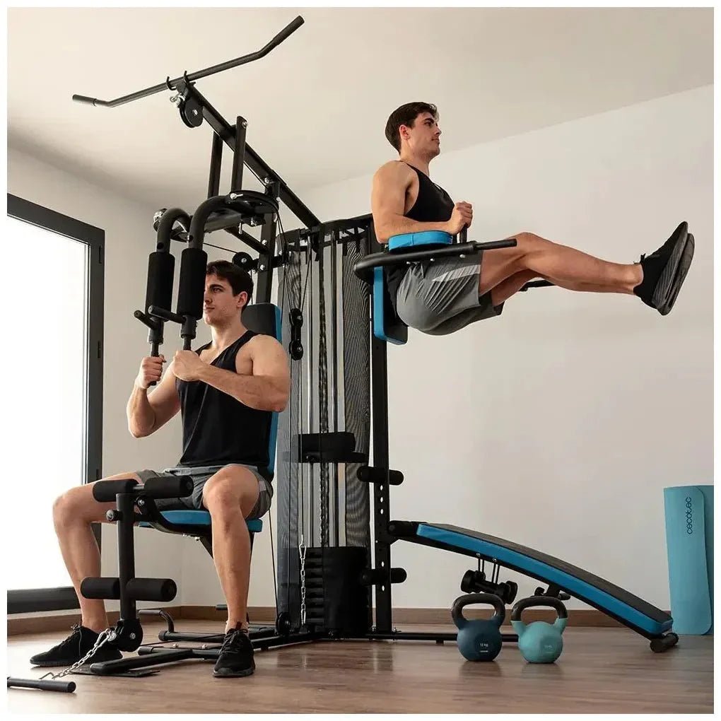 cecotec_07192_multiestación_de_entrenamiento_completo_en_casa_con_2_estaciones_y_pesas_ajustables_2