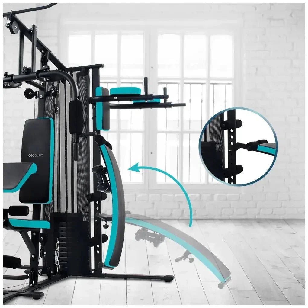 cecotec_07192_multiestación_de_entrenamiento_completo_en_casa_con_2_estaciones_y_pesas_ajustables_5