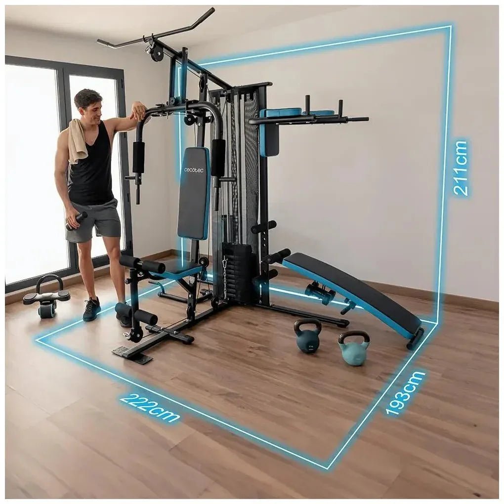 cecotec_07192_multiestación_de_entrenamiento_completo_en_casa_con_2_estaciones_y_pesas_ajustables_6