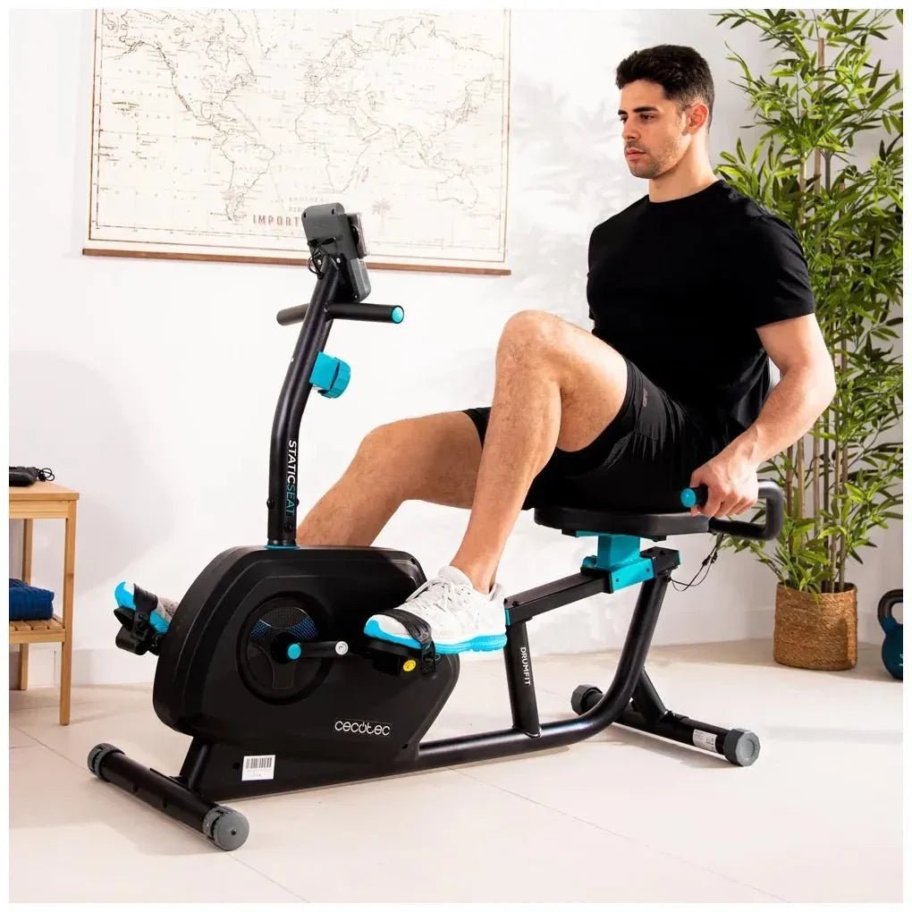 cecotec_07222_bicicleta_estática_reclinable_con_resistencia_magnética_y_pantalla_lcd_1