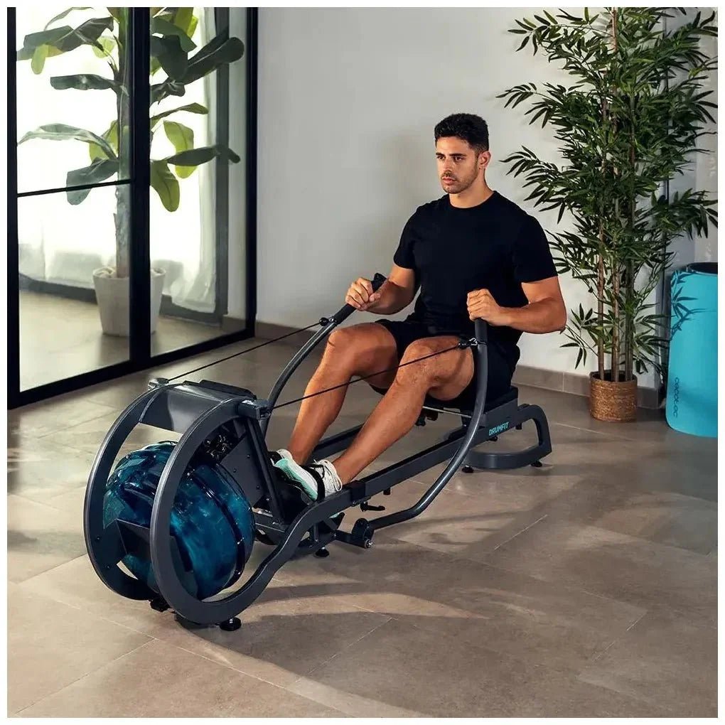 cecotec_07225_máquina_de_remo_de_agua_drumfit_rower_20000_neptuno_con_app_y_doble_manillar_2