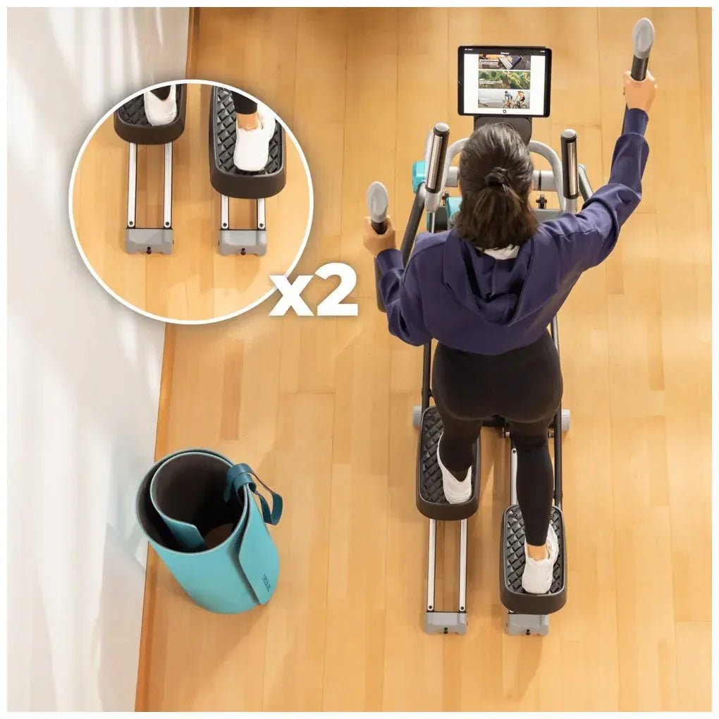 cecotec_07233_bicicleta_elíptica_plegable_drumfit_10000_pro:_resistencia_magnética_y_conectividad_app_11