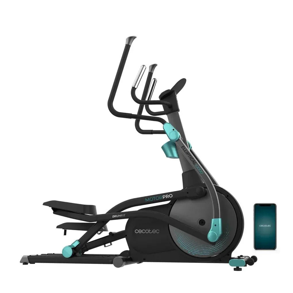cecotec_07233_bicicleta_elíptica_plegable_drumfit_10000_pro:_resistencia_magnética_y_conectividad_app_3