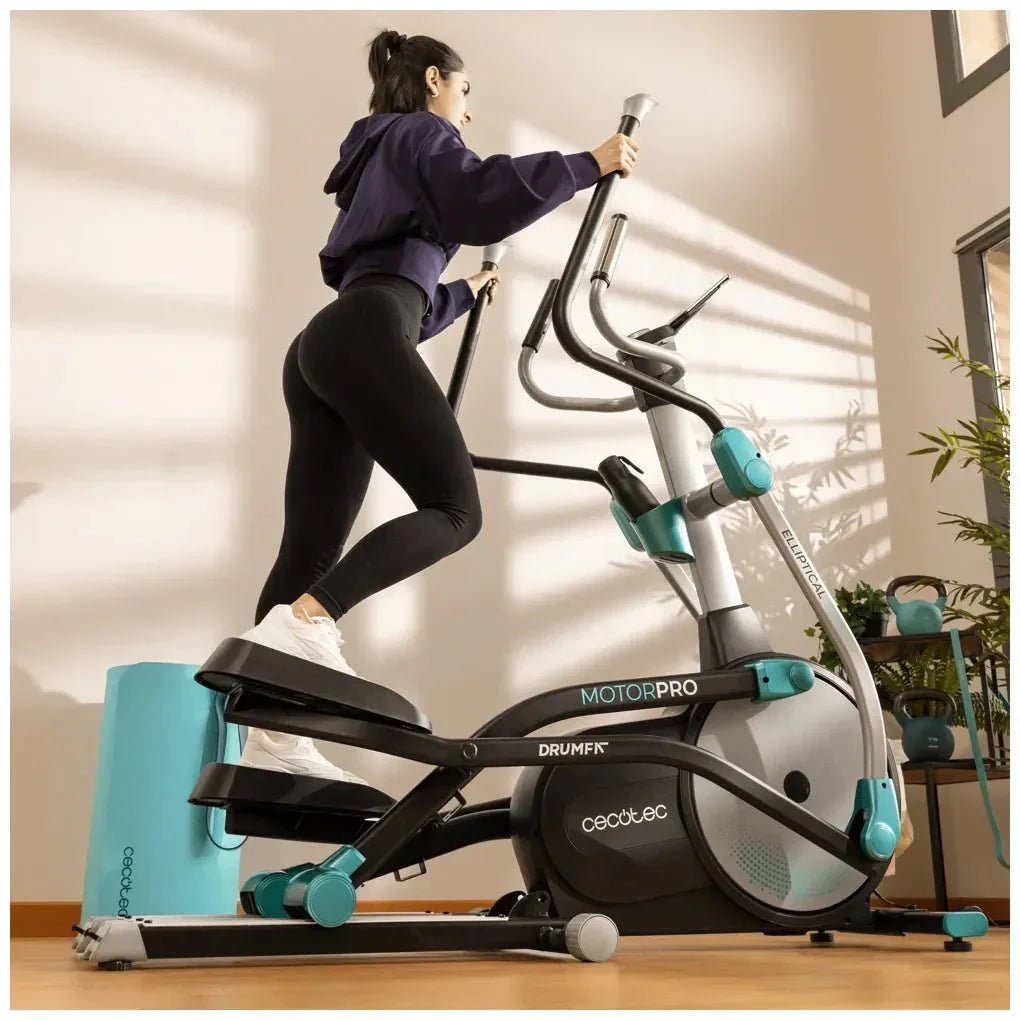 cecotec_07233_bicicleta_elíptica_plegable_drumfit_10000_pro:_resistencia_magnética_y_conectividad_app_8