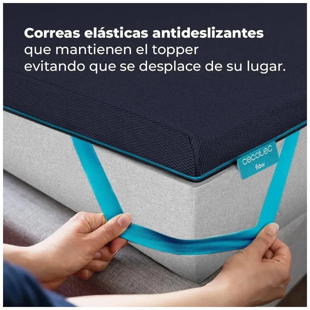 cecotec_07378_topper_viscoelástico_flow_topserenity:_comodidad_y_protección_antialérgica_7
