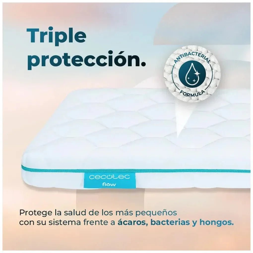 cecotec_07854_colchón_de_cuna_flow_babydream_soft:_confort_y_seguridad_certificada_oeko_tex_6