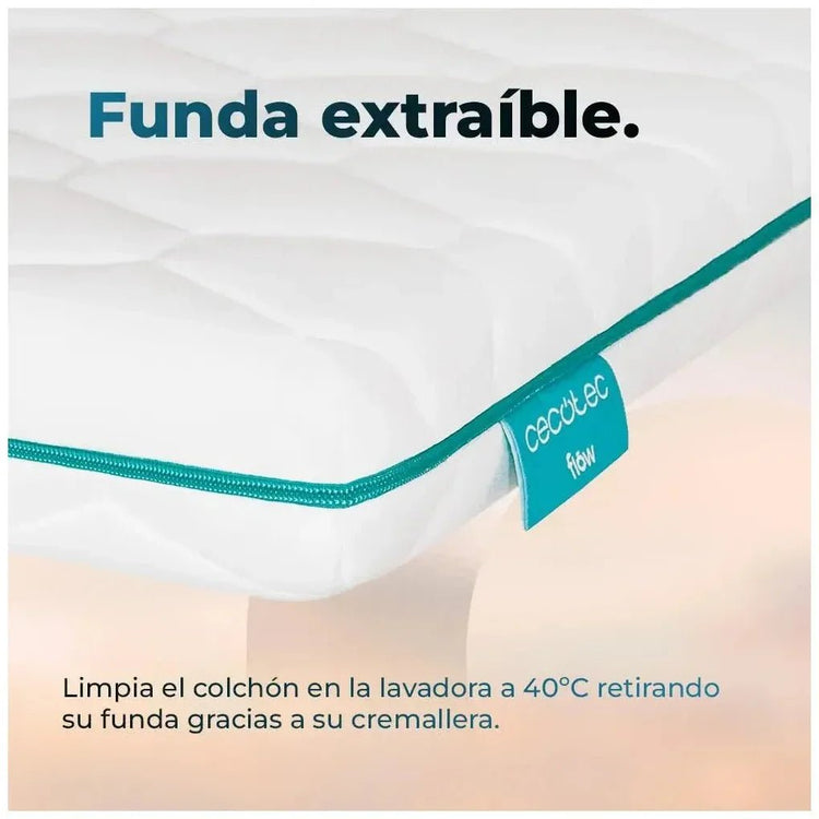cecotec_07854_colchón_de_cuna_flow_babydream_soft:_confort_y_seguridad_certificada_oeko_tex_7