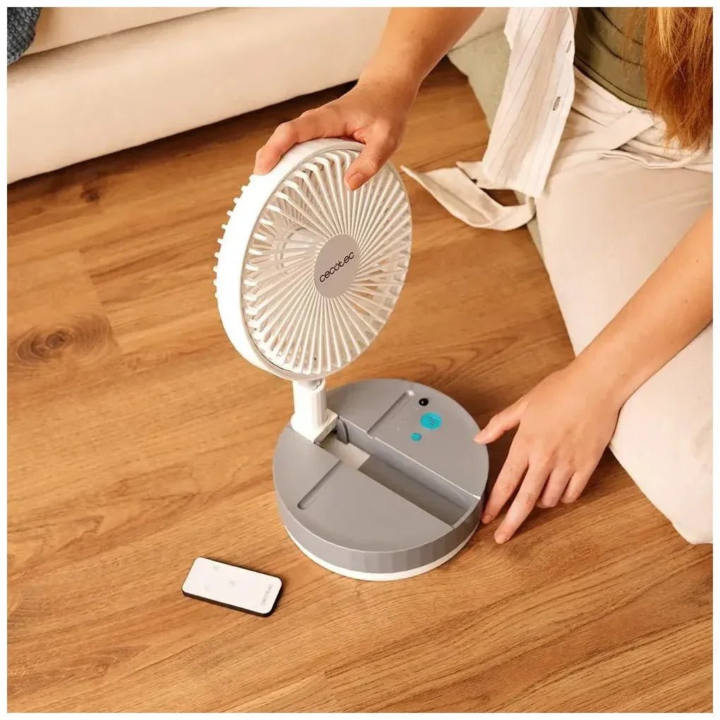 cecotec_08225_ventilador_portátil_plegable_con_batería_7200mah_y_control_remoto_5