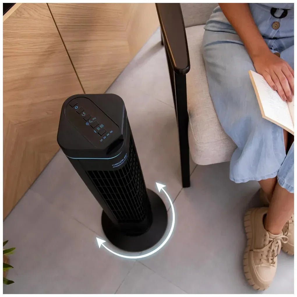 cecotec_08345_ventilador_de_torre_50w_con_temporizador_y_oscilación_para_ventilación_eficaz_8