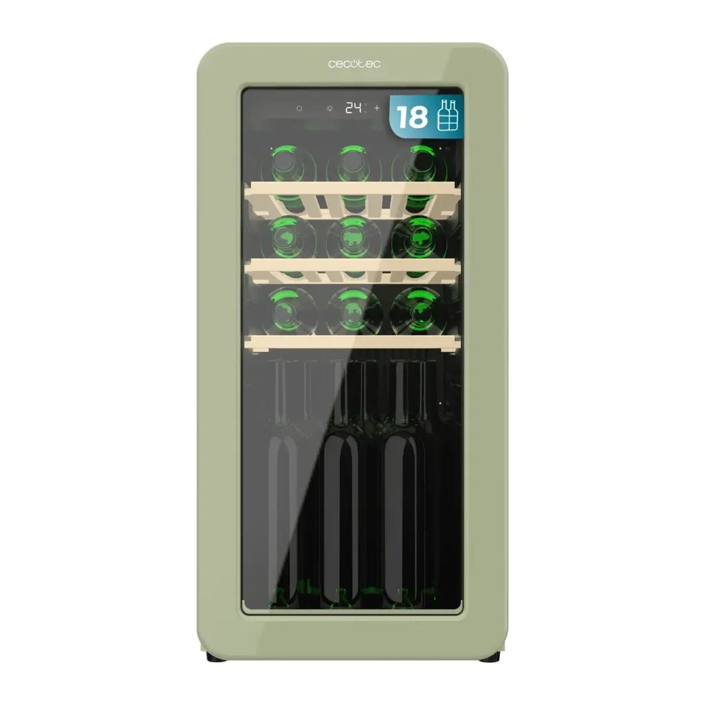 cecotec_a01_eu01_100503_vinoteca_retro_verde_para_18_botellas_con_control_led_y_tecnología_nofrost_1