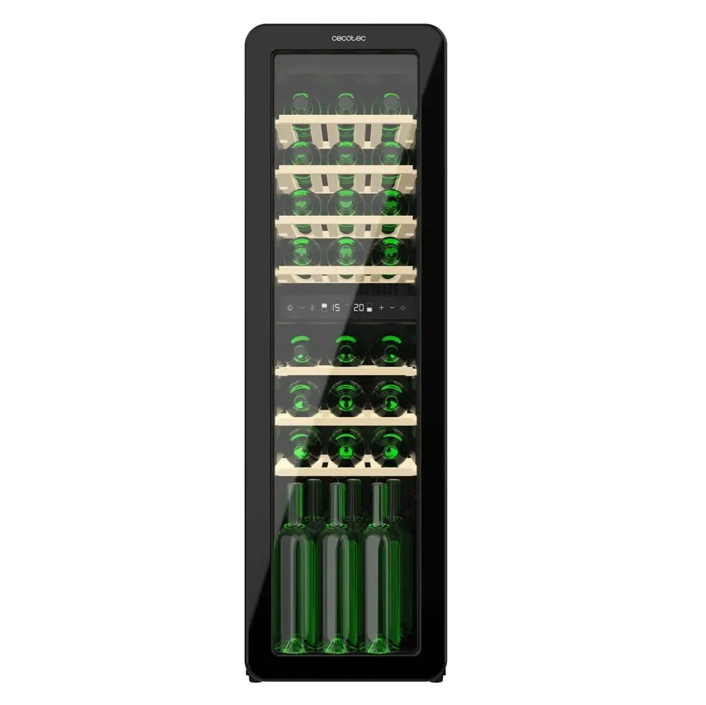 cecotec_a01_eu01_100521_vinoteca_retro_negra_con_doble_zona_de_temperatura_y_tecnología_nofrost_para_30_botellas_0