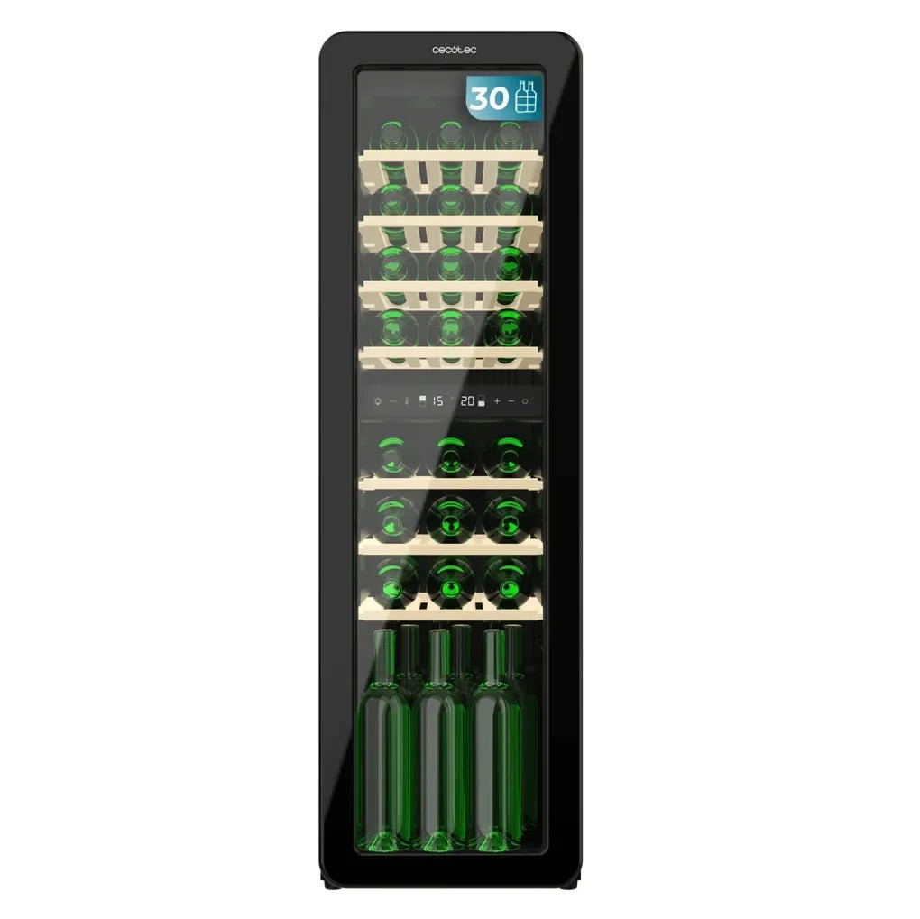 cecotec_a01_eu01_100521_vinoteca_retro_negra_con_doble_zona_de_temperatura_y_tecnología_nofrost_para_30_botellas_1