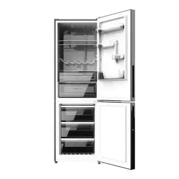 frigorífico_con_congelador_de_cristal_negro_bolero_coolmarket_combi_322_black_cristal_e_1