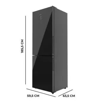 frigorífico_con_congelador_de_cristal_negro_bolero_coolmarket_combi_322_black_cristal_e_2