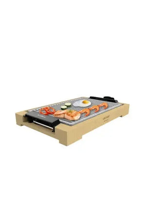 grill_eléctrico_con_estructura_de_bambú_y_superficie_con_revestimiento_rockstone_tasty&grill_2000_cecotec_1