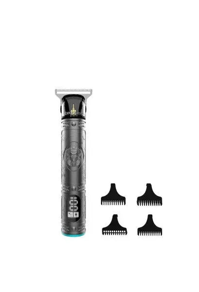 perfiladora_inalámbrica_para_pelo_y_barba_con_pantalla_lcd_y_4_peines_guía_bamba_precisioncare_samurai_cecotec_1