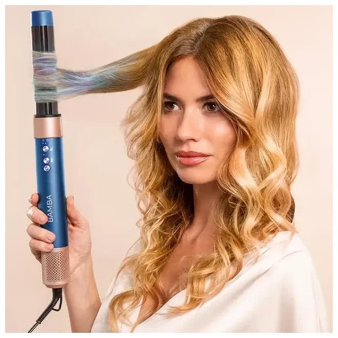 Bamba CeramicCare AirGlam Blue Modelage multifonction 8 en 1 avec technologie Coanda