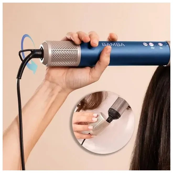 Bamba CeramicCare AirGlam Blue Modelage multifonction 8 en 1 avec technologie Coanda