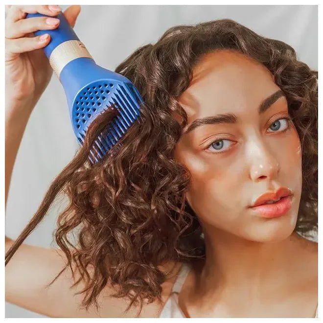 Bamba CeramicCare 14in1 AirGlam Blue Modèle multifonction avec technologie Coanda