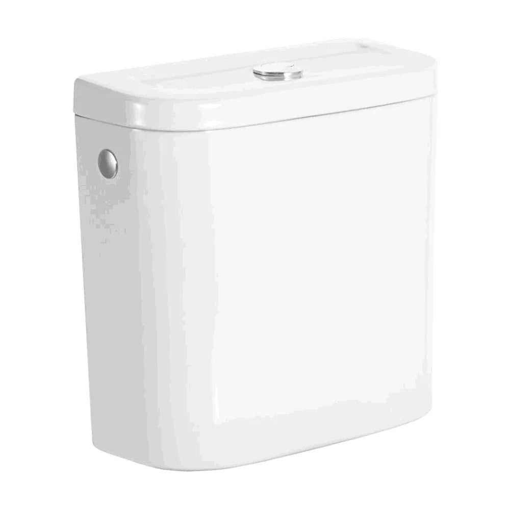 Cisterna Doble Descarga Toma Lateral 38 cm Access Blanco Roca