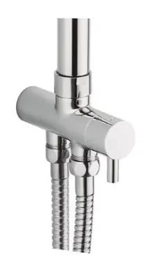 Columna de ducha de latón cromado Ergos Universal Källa 1