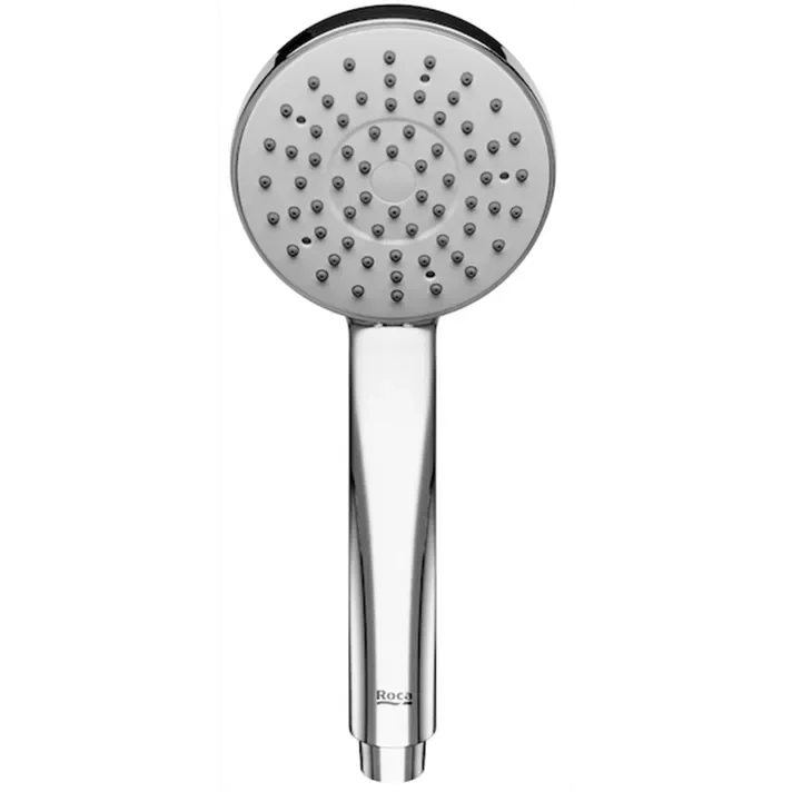 ROCA STELLA A5B9B03C00 Ducha de mano con función de lluvia y rociador redondo de 10 cm con acabado cromado - MerkiMarket