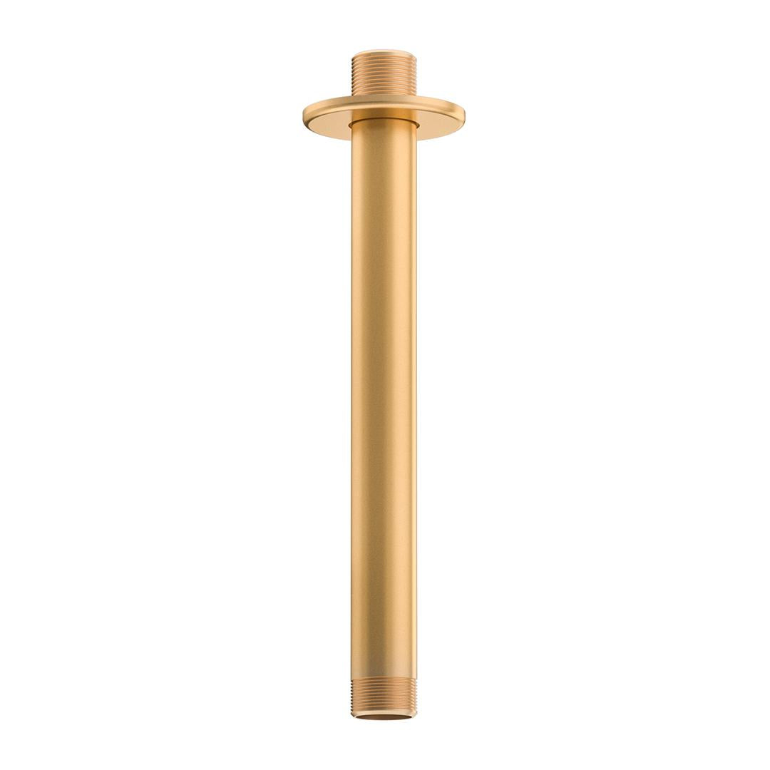 ducha empotrada de techo oro mate con protección PVD y maneta ancha Cabriel de Valaz 4