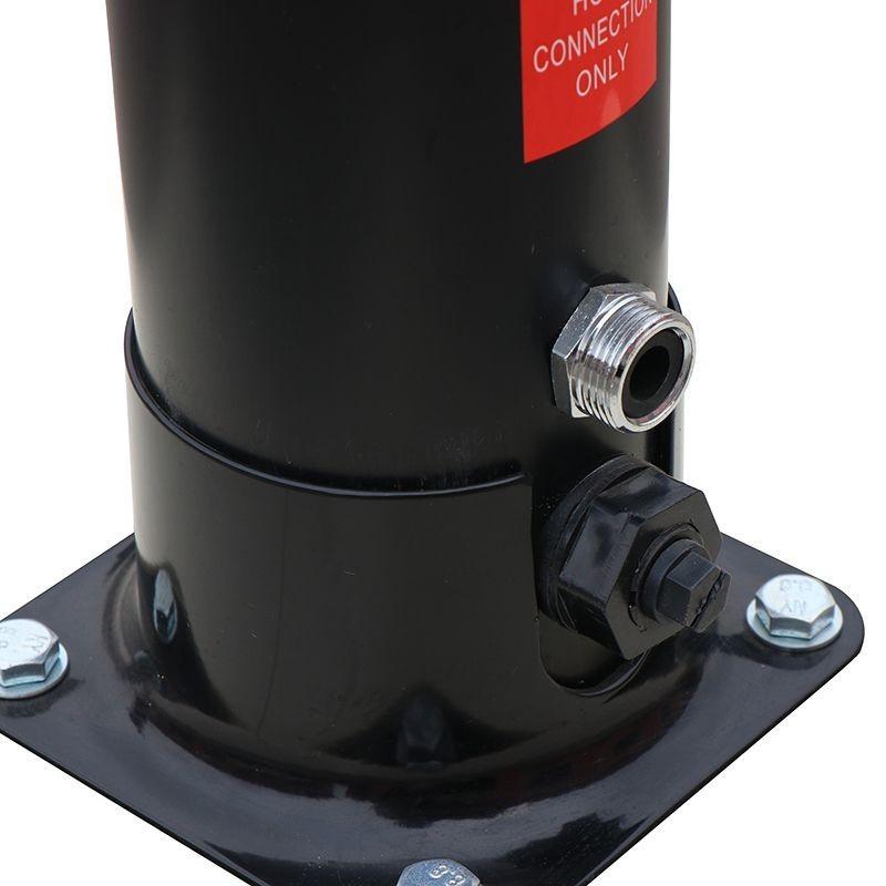 Ducha exterior solar de 18 litros con tubo curvo y agua fría y caliente de Valaz 5