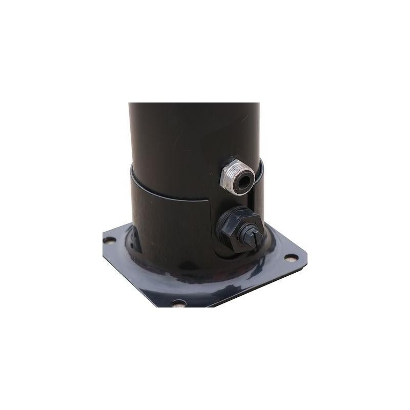 Ducha solar recta exterior para jardín y piscina depósito 18 litros acero inoxidable y PVC de Valaz 3
