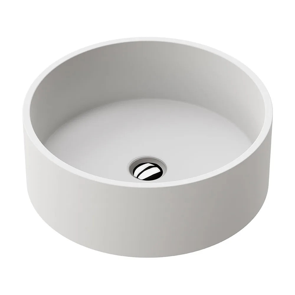 Lavabo Sobre Encimera Bowl Fossil Natura Blanco Mate - Vista 1