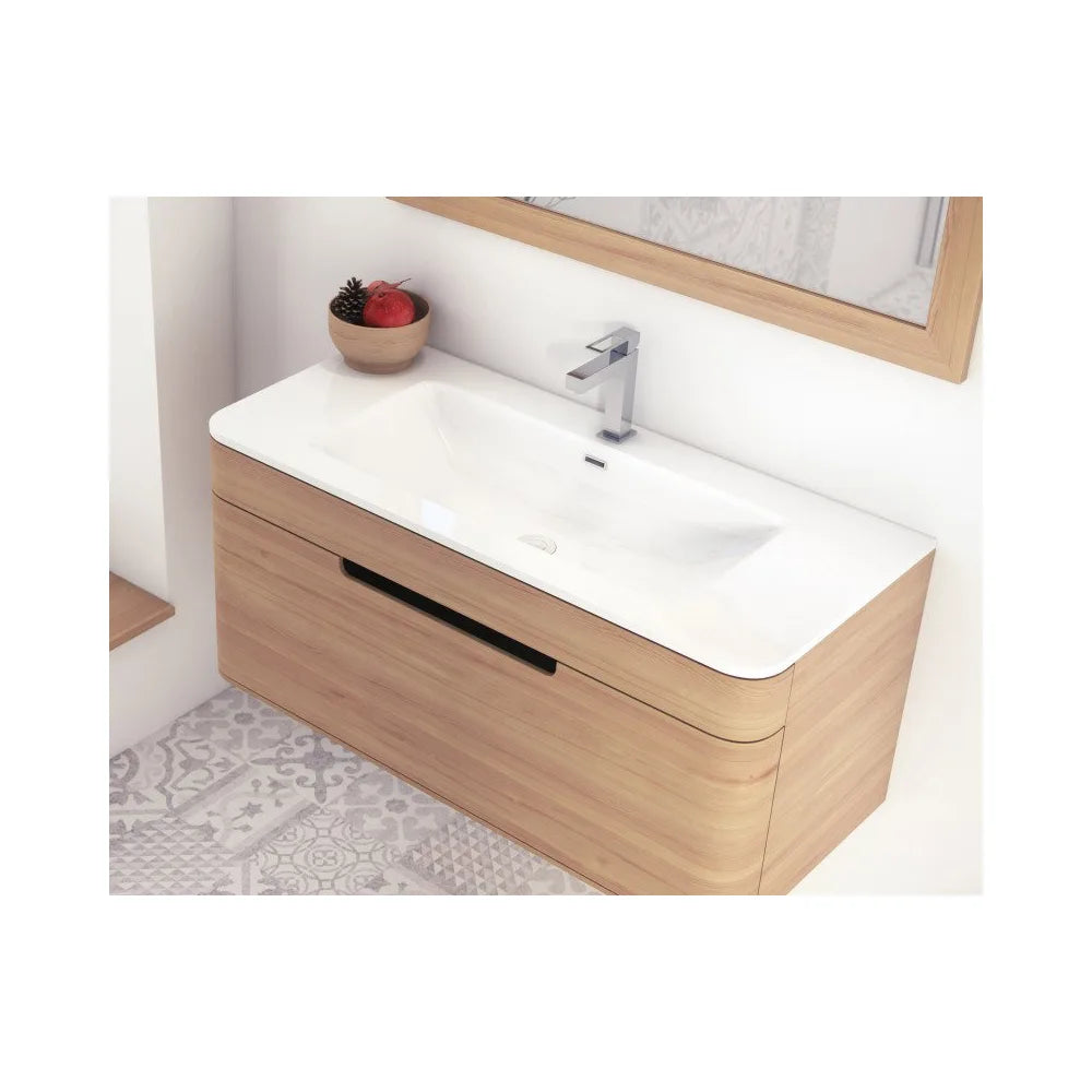 Lavabo de Baño Shape Fossil Natura Blanco Brillo - Vista 1
