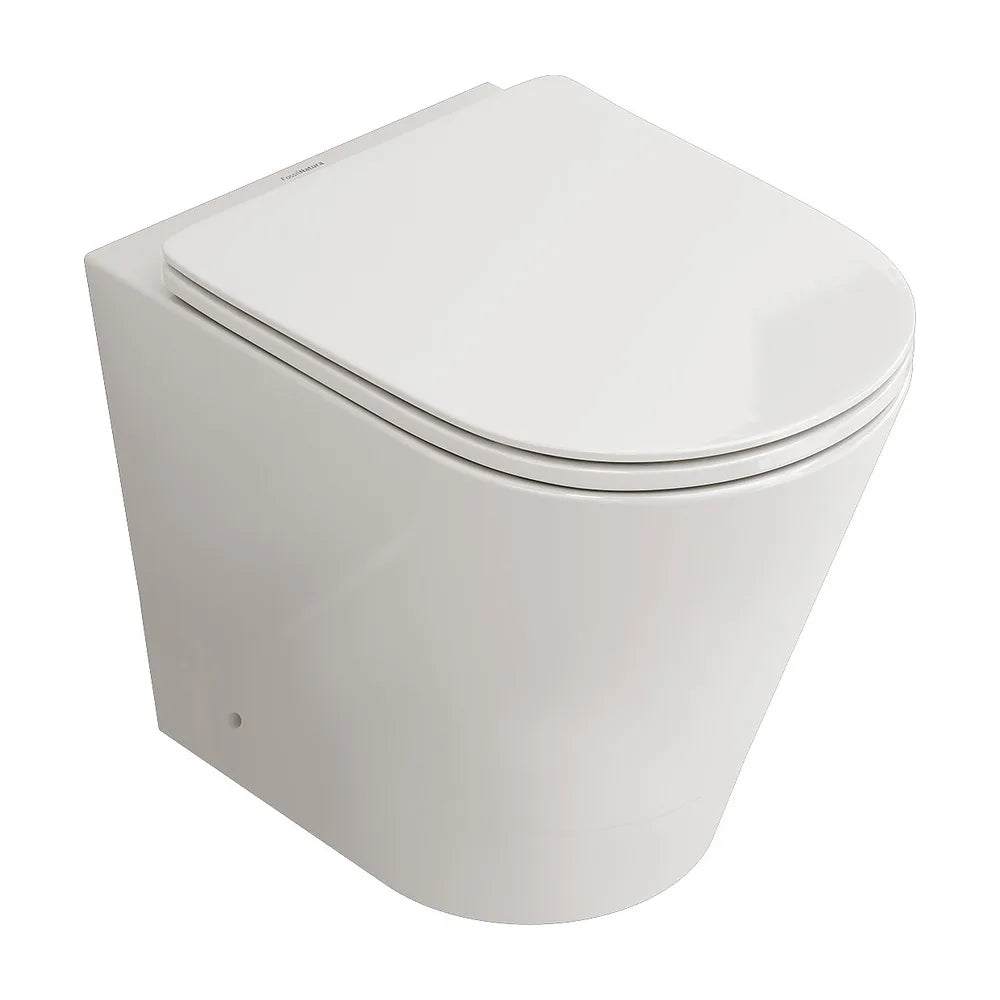 Inodoro Compacto de Suelo Bolonia Fossil Natura Blanco Brillo - Vista 1