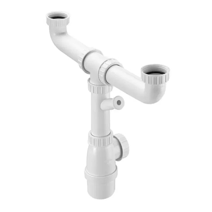 ROCA E A870420903 Fregadero con doble cubeta para instalación empotrada de 90 cm fabricado en acero inoxidable - MerkiMarket