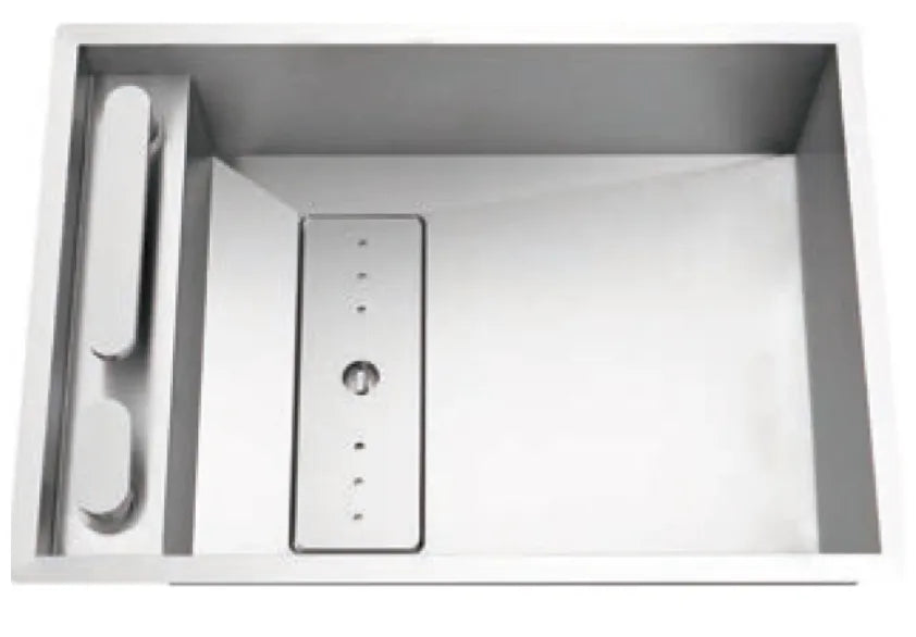 Fregadero de cocina con grifo integrado de acero inoxidable Invisible Class de Aquore 0
