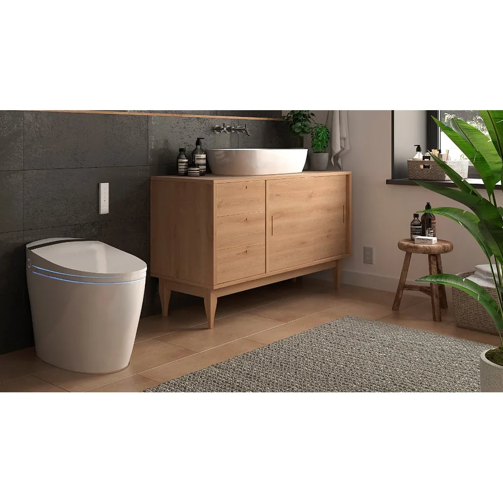 Inodoro Japonés Inteligente Inodoro inteligente completo con panel de control en la taza Aldara New de Nashi - Vista 8