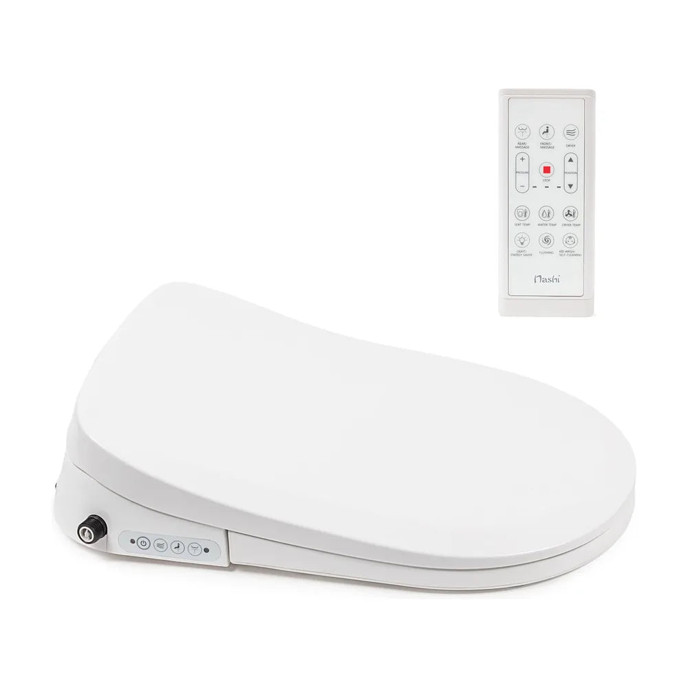Asiento de Inodoro Inteligente Bidet Tapa y asiento inteligente universal para inodoro con la taza en forma de U Deluxe Pro Nashi - Vista 1