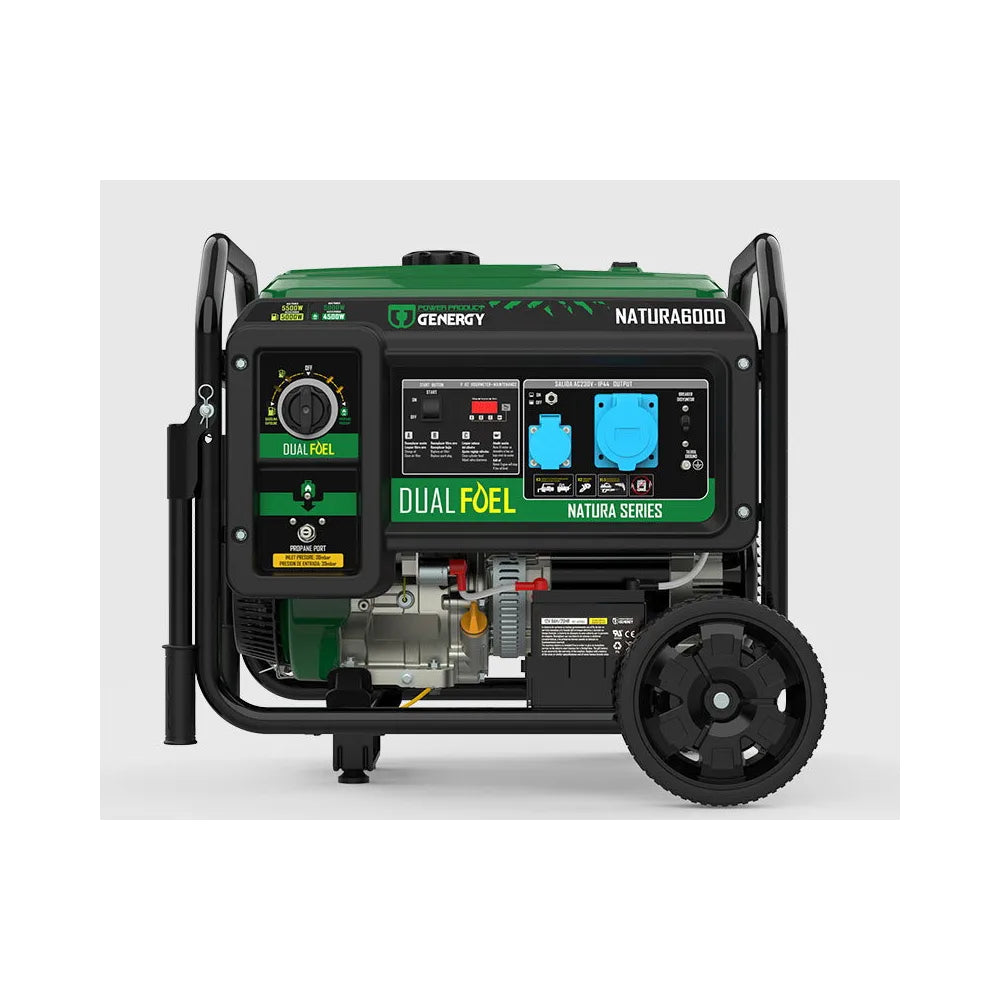 Generador Eléctrico a Gasolina Monofásico 5500 W Doble Combustible Genergy - Vista 3
