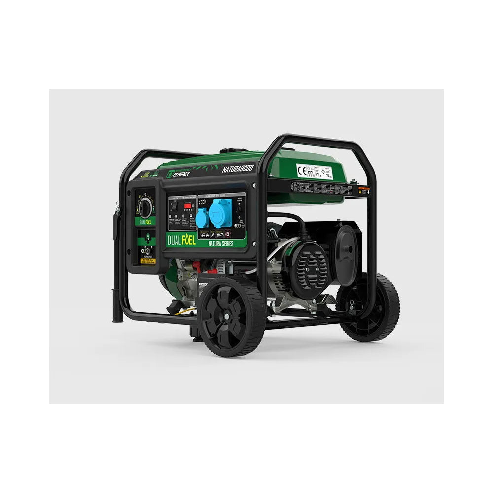 Generador Eléctrico a Gasolina Apoyo Solar Monofásico 8000 W Natura Genergy - Vista 2
