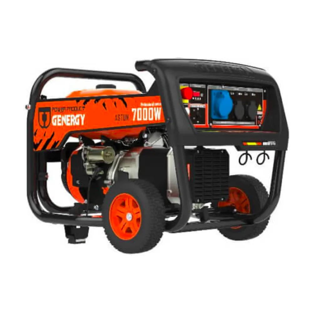 Generador Eléctrico a Gasolina Monofásico 7000 W Astun Genergy - Vista 2