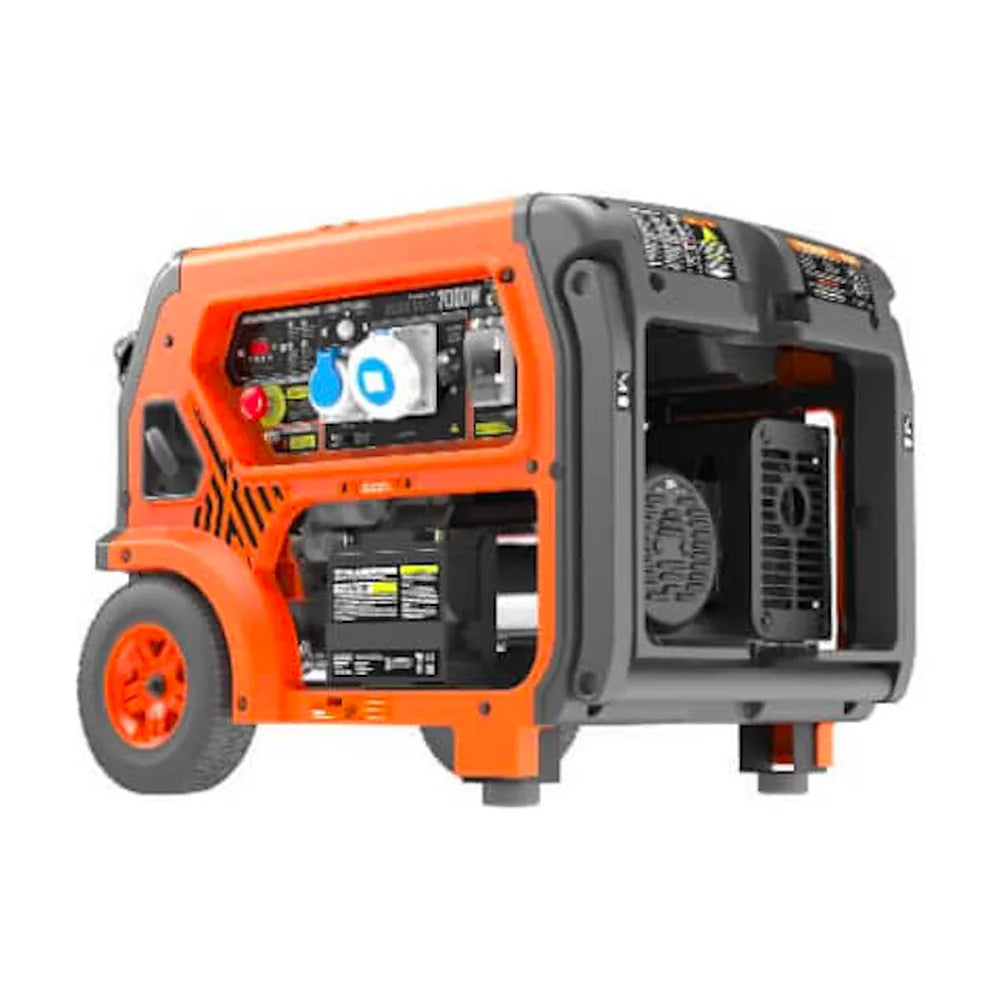 Generador Eléctrico a Gasolina Apoyo Solar Monofásico 7000 W Baqueira-S Genergy - Vista 2