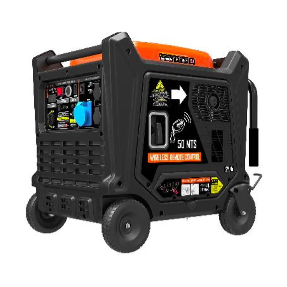 Generador Eléctrico a Gasolina Inverter Insonorizado Monofásico 7500W Tenerife Genergy - Vista 2