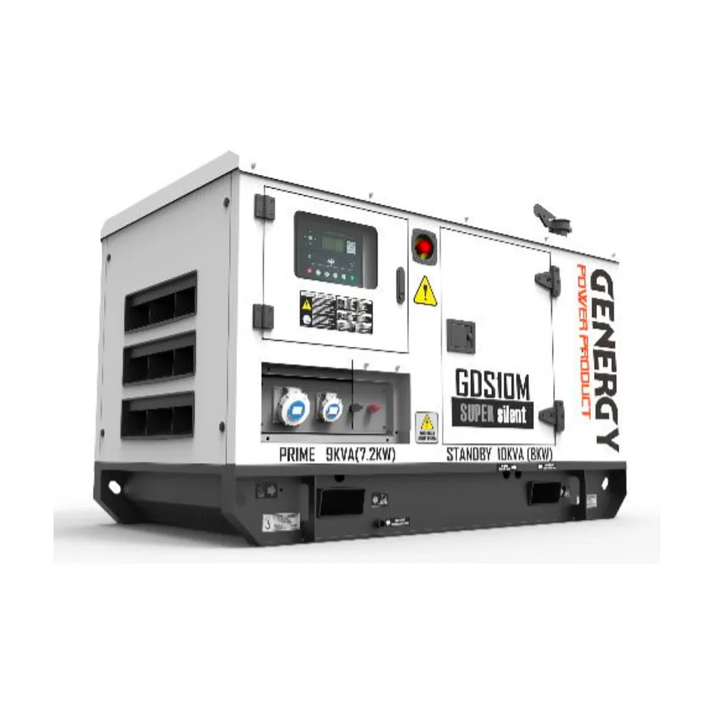 Grupo Electrógeno Diésel Insonorizado Monofásico 8000 W Professional Genergy - Vista 1