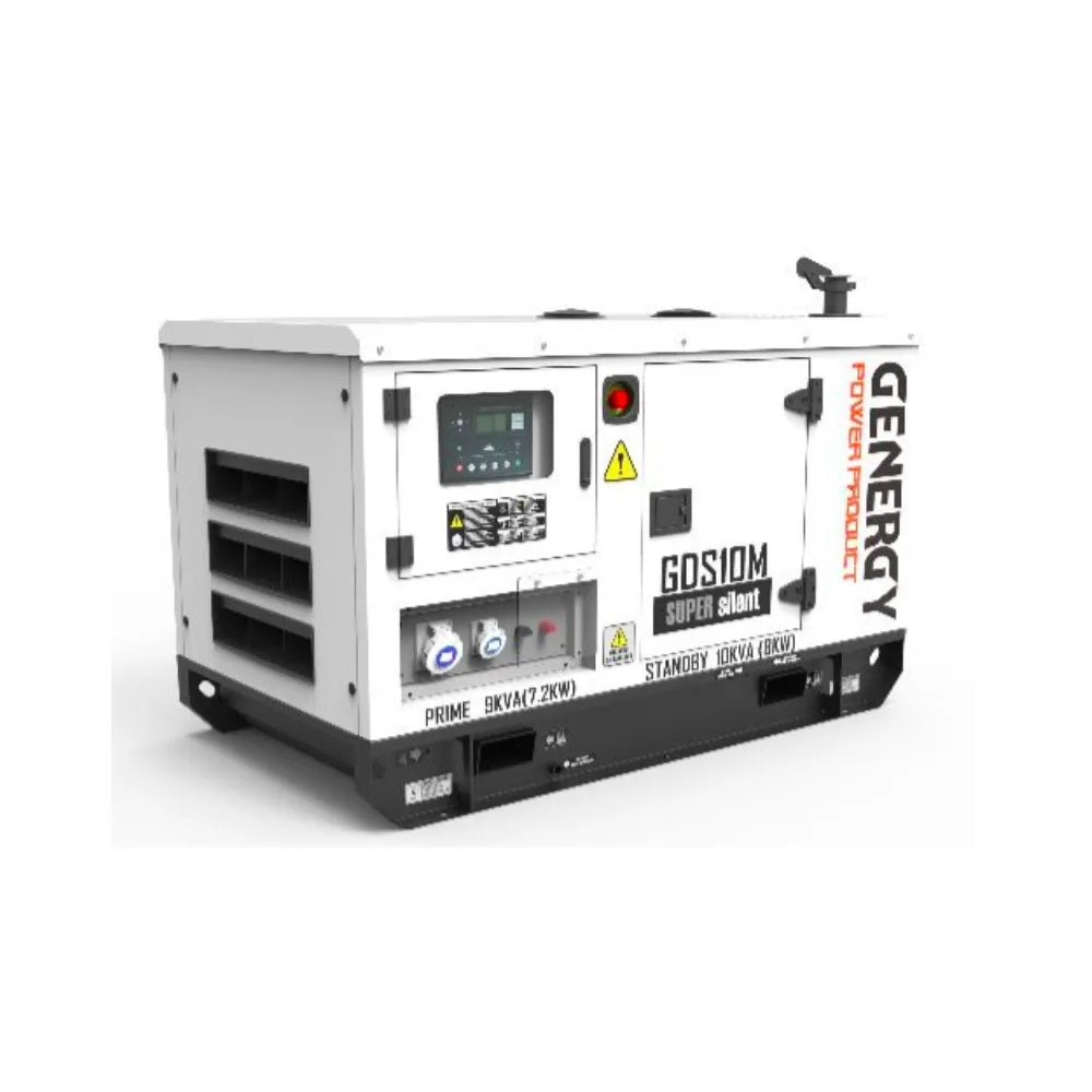 Grupo Electrógeno Diésel Insonorizado Monofásico 8000 W Professional Genergy - Vista 4