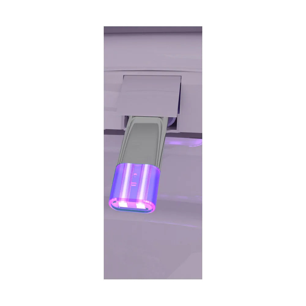 Inodoro Japonés Inteligente con sensor automático fabricado en cerámica blanca Ovian Plus Nashi - Vista 12