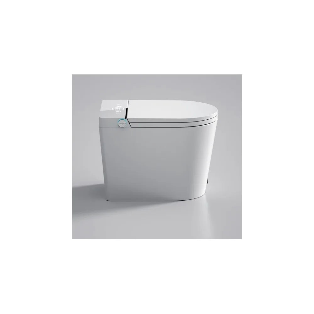 Inodoro Japonés Inteligente con sensor automático fabricado en cerámica blanca Ovian SE Nashi - Vista 1
