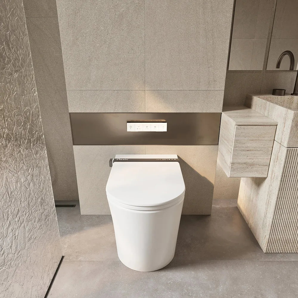 Asiento de Inodoro Inteligente Bidet Inodoro inteligente con asiento calefactable de secado ultra rápido para baño moderno iAnna SE Nashi - Vista 3
