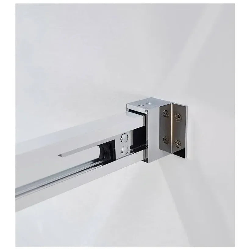 Mampara de ducha de tipo frontal con 2 hojas fijas y 2 correderas de GME