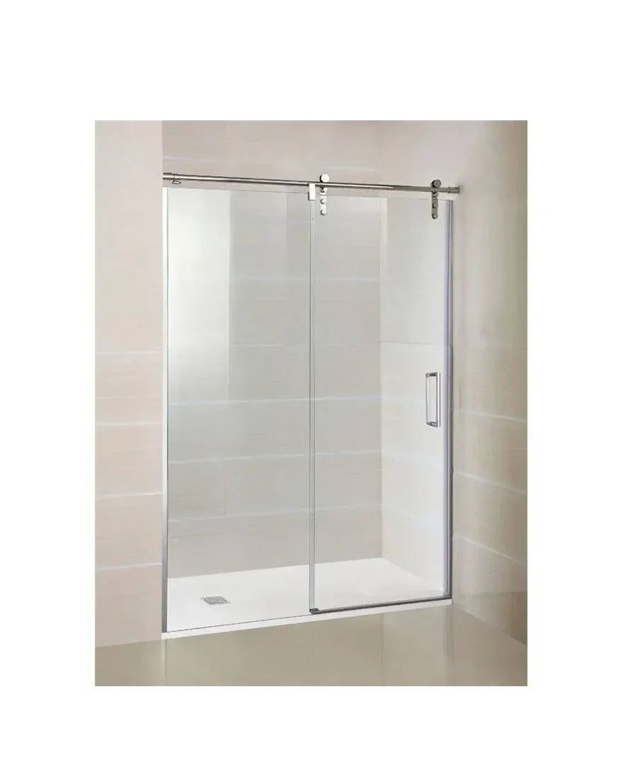 GME MOVING Paroi frontale avec 1 panneau coulissant fabriqué en verre trempé de sécurité de 8 mm